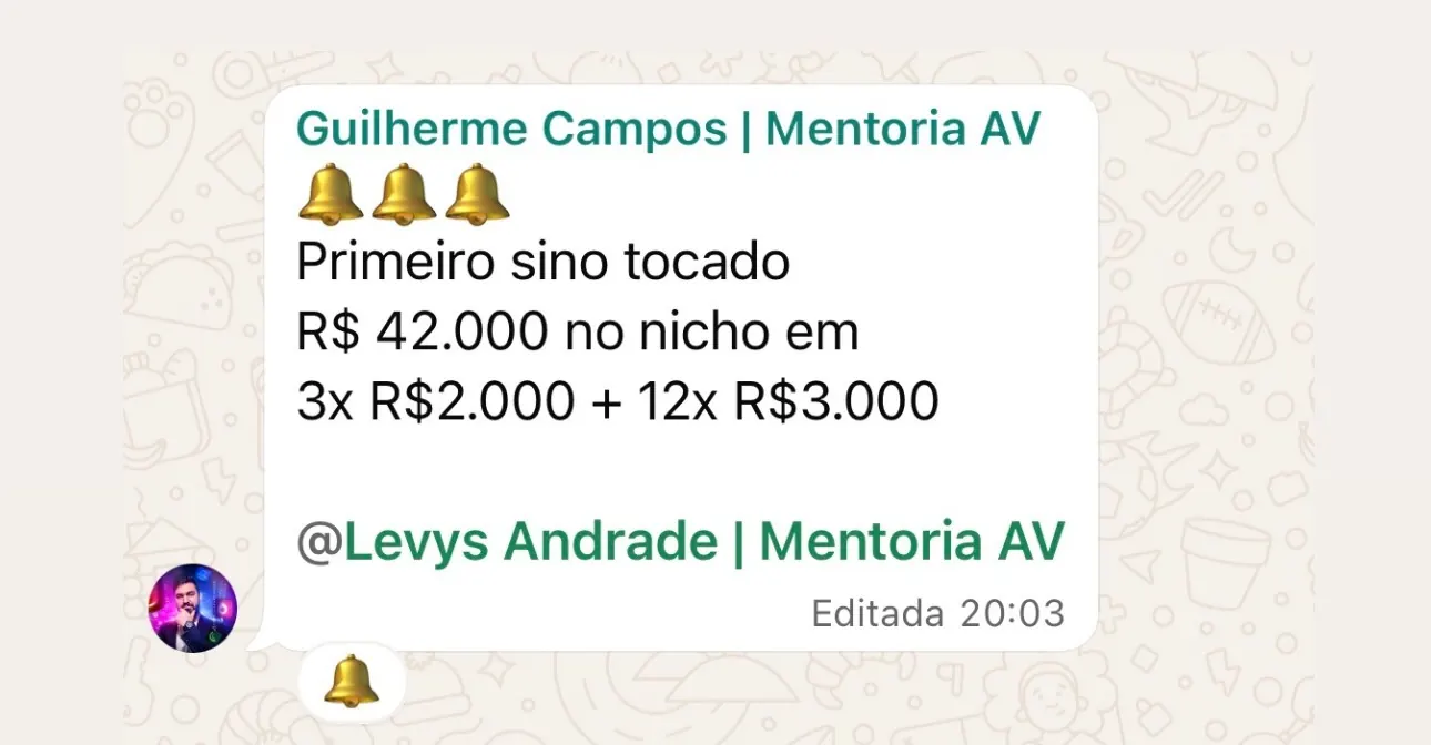 Contrato fechado por Guilherme Campos